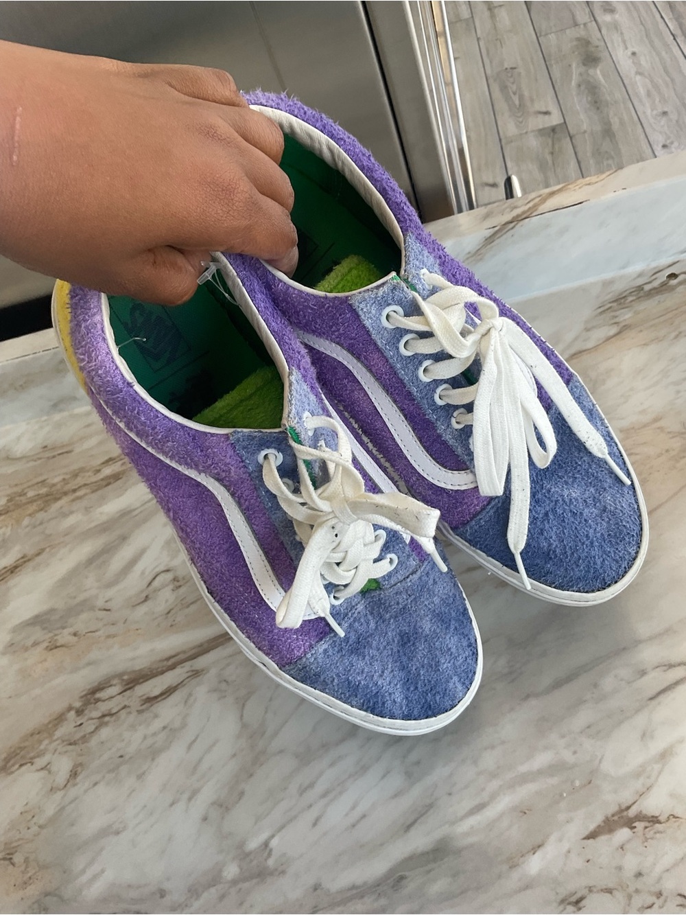 Vans Anderson Paak Ziti size 10.5M Purple and Blue Low-Top Sneakers